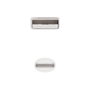 Nanocable Cable Lightning a USB A 2.0, 1m, Blanco